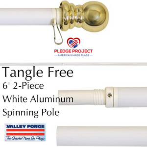 Complete Premium Wall Mounted Flagpole Package - 3 Options