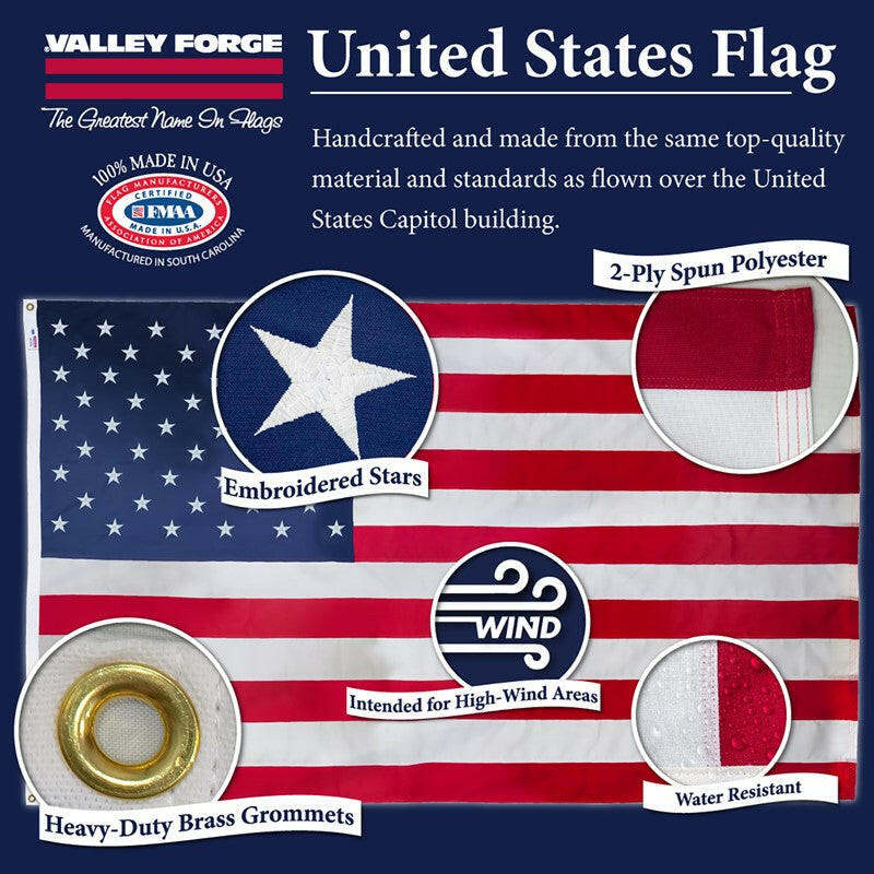 Perma Nyl American Flags