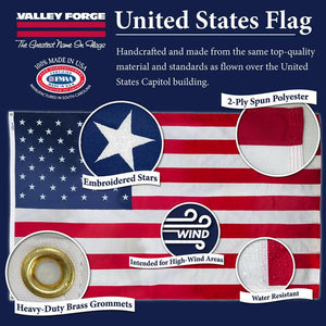 Perma Nyl American Flags