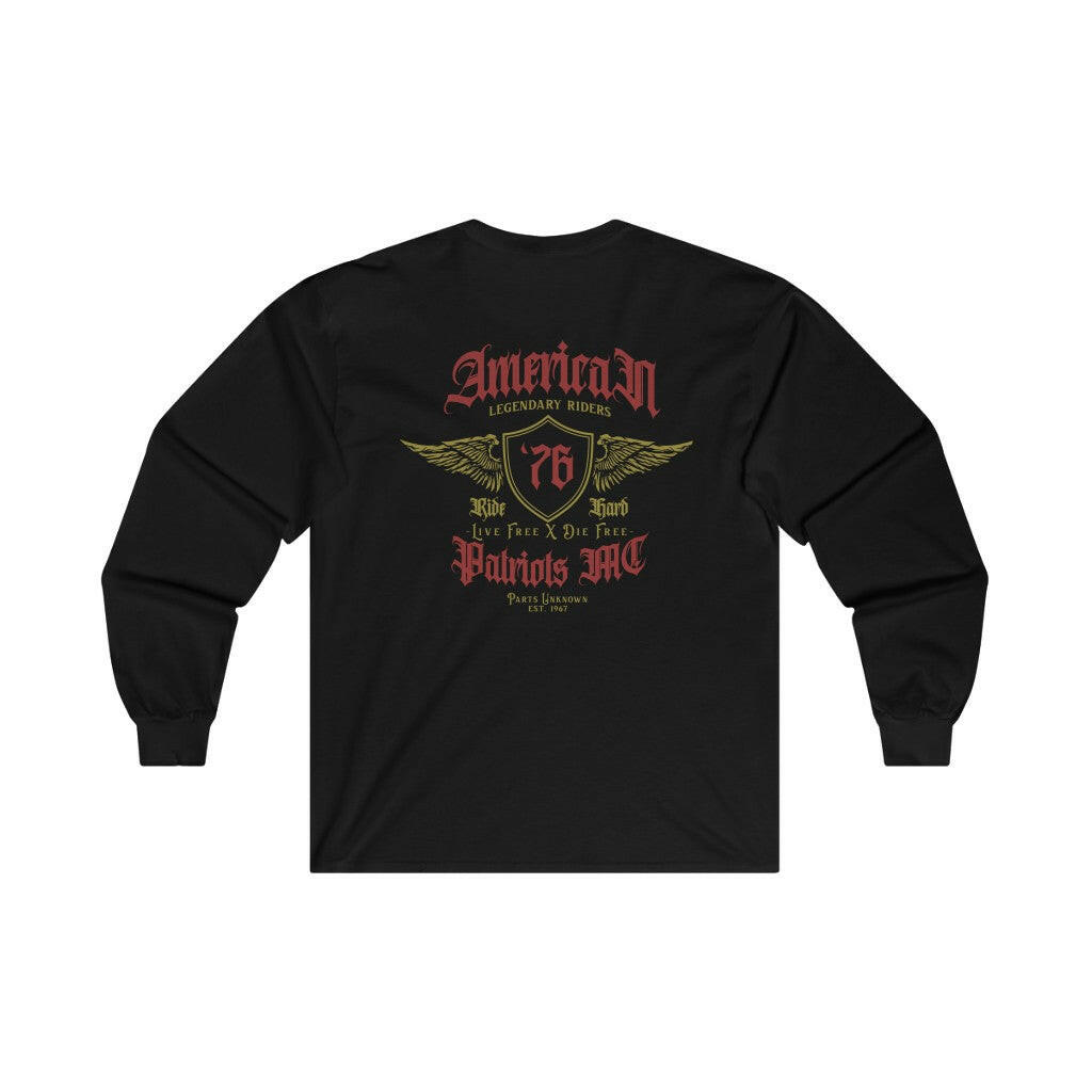 American Patriots Motorcycle Club - Long Sleeve Tee - Free Shipping - Pledge Project
